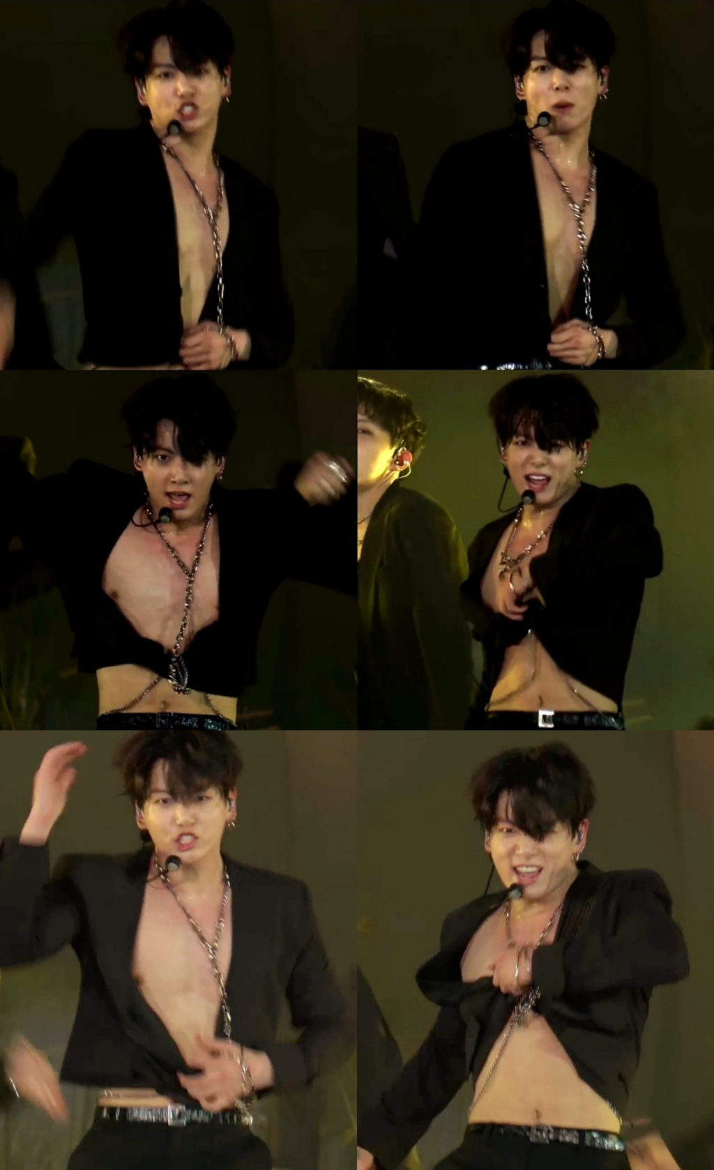 방탄소년단 정국 단추 과감히 파업..아미들에게 기쁨 선사 | 스타뉴스