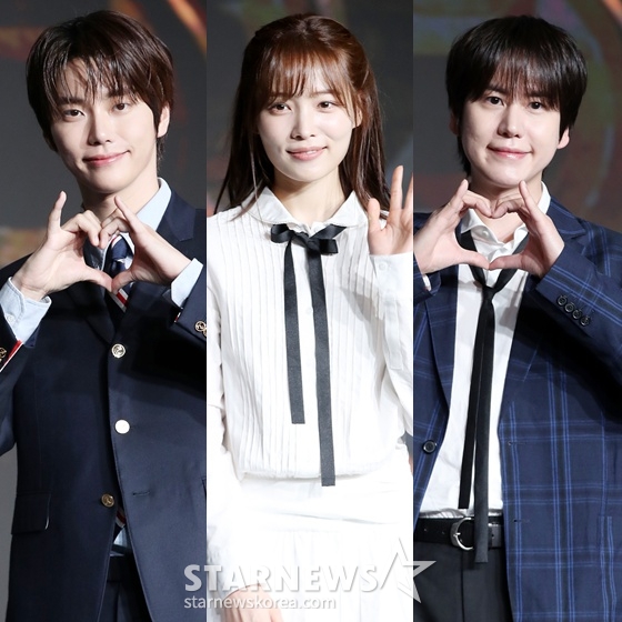왼쪽부터 정현규, 윤소희, 규현 /사진=스타뉴스