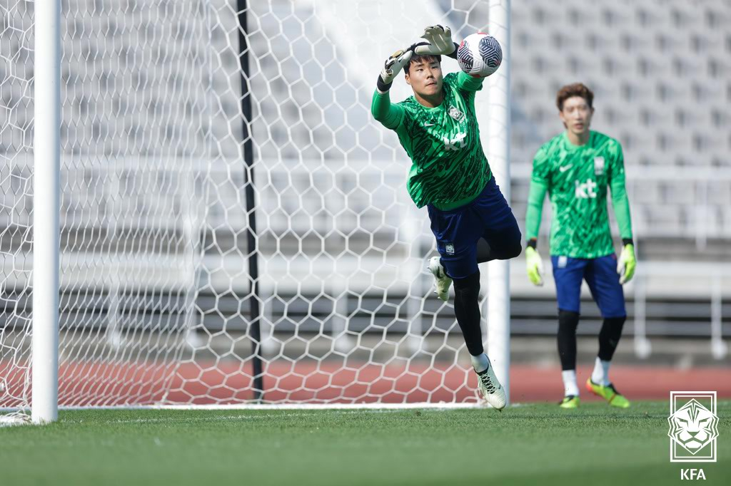대한민국 축구대표팀 골키퍼 송범근. /사진=대한축구협회 제공