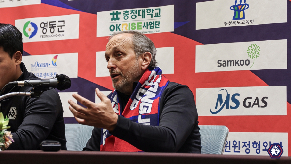 Manuel Reis, the new coach of Chungcheongbuk-do. /Photo = Courtesy of Cheongju, North Chungcheong Province