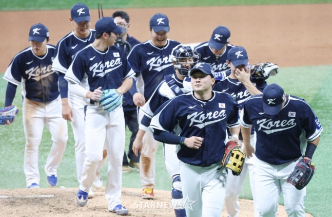 韓国野球代表チーム。 /写真=キム·ジンギョン待機者