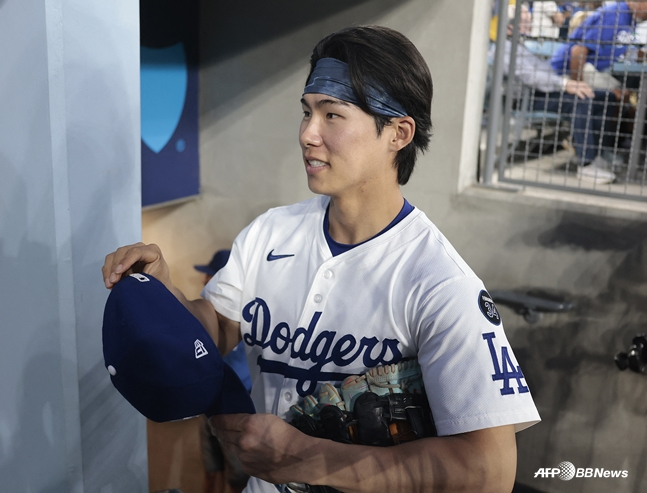 图为正在准备比赛的金惠成。 =法新社BBNews=新闻1。