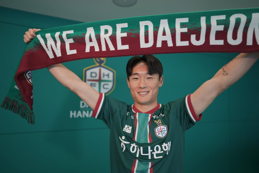Um Won-sang, who left Ulsan HD to move to Daejeon Hana Citizen. /Photo = Courtesy of Daejeon Hana Citizen