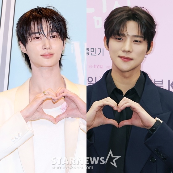 From left, Byun Woo-seok and Moon Sang-min / Photo = Star News