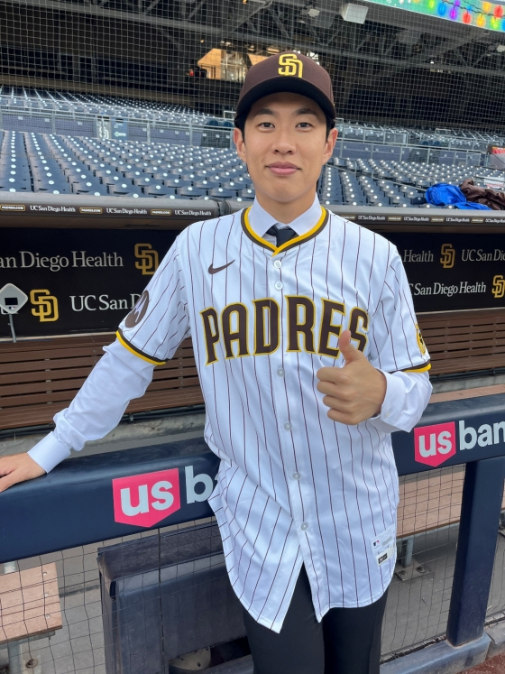 San Diego Padres infielder Song Sung-moon. /AFPBBNews=News1
