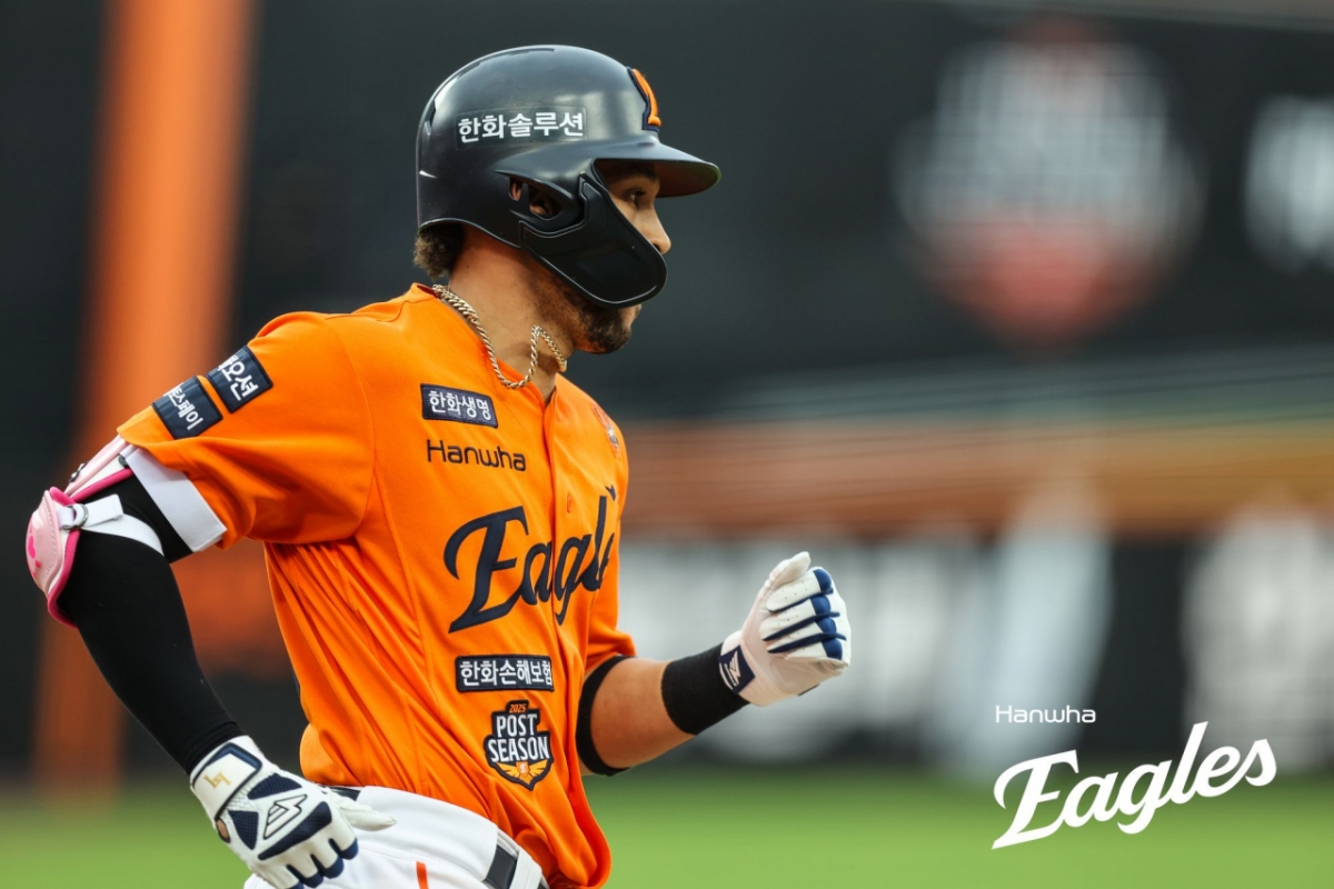 Luis Liberato in his time playing for the Hanwha Eagles./Photo = Courtesy of the Hanwha Eagles