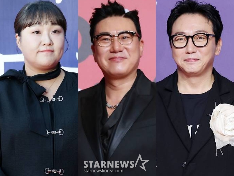 (From left) Lee Su-ji Lee Sang-min and Tak Jae-hoon / Photo = Star News