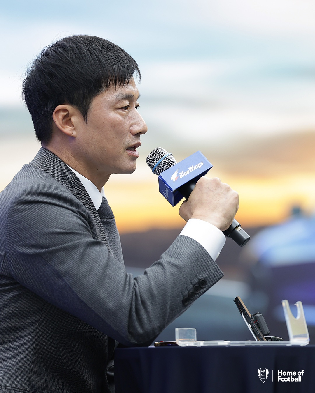 他就是水原三星队主教练李正孝。 =水原三星提供。