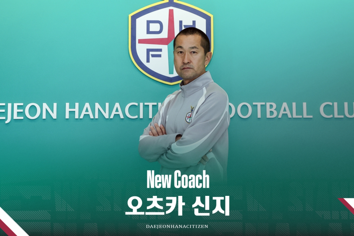 Former coach Shinji Otsuka, who joined Daejeon Hana Citizen as coach. /Photo = Courtesy of Daejeon Hana Citizen