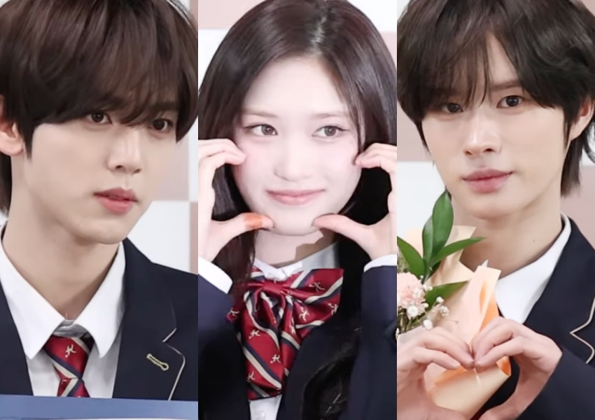 (From left) Zero Base One Han Yu-jin, Ives Lee Seo, Tours Kyung-min / Photo = Reporter Oh Chan-woo ocw6540@