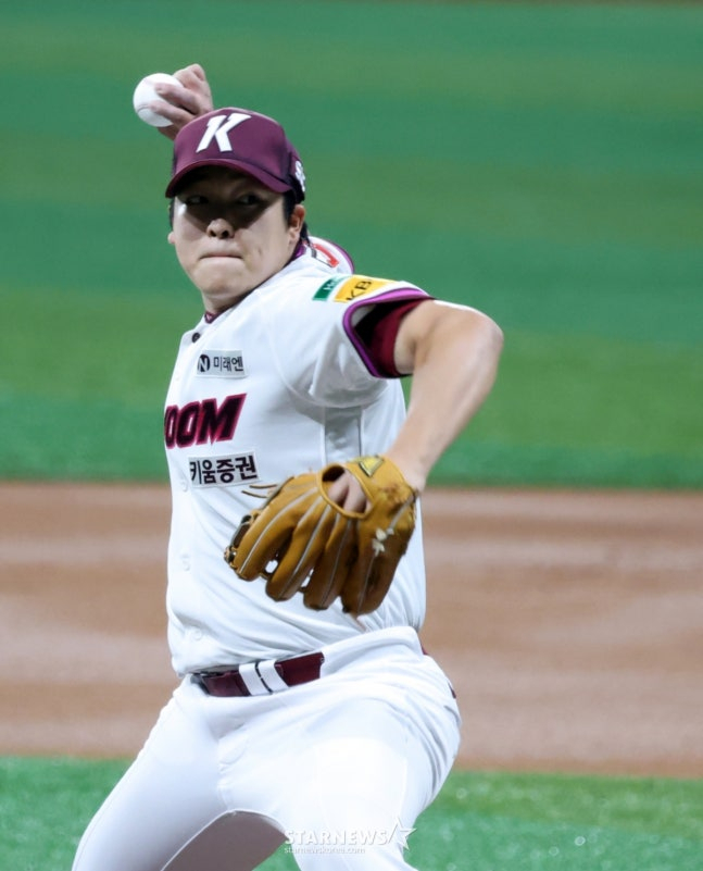 Kiwoom朴柱成。 =照片=高级记者姜英祖。