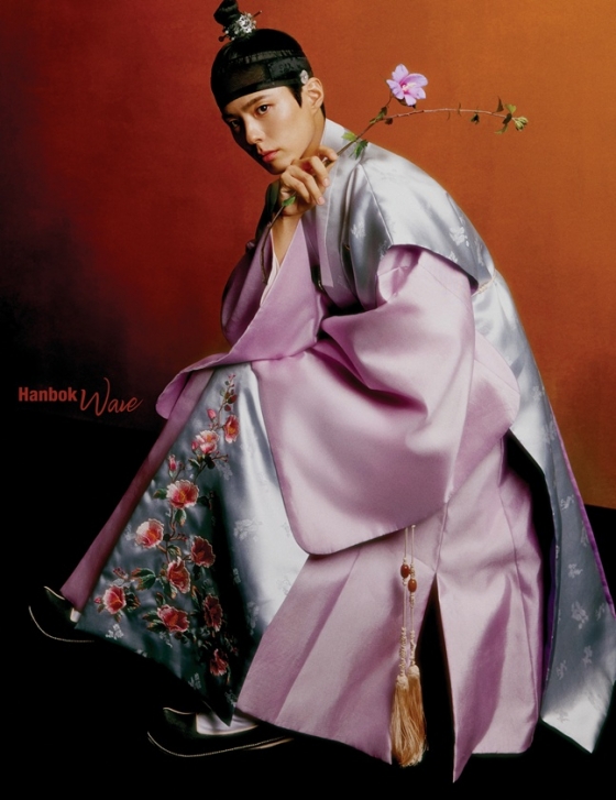 Park Bo-gum Hanbok pictorial (Dada Hanbok). /Photo = Textbook
