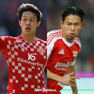 Lee Jae-sung (left) and Jung Woo-young. /AFPBBNews=News1