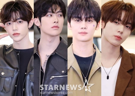 Jang Hao, Ricky, Kim Kyu-bin, Han Yu-jin / Photo = Star News