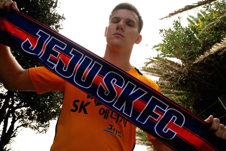 他就是济州SK队的前锋吉蒂斯。 =照片=济州SK提供。