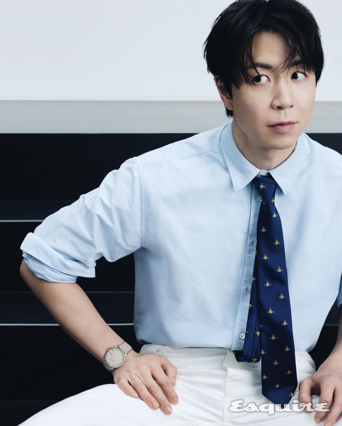 =图为，安倍晋三和埃斯奎尔联袂出演该节目。