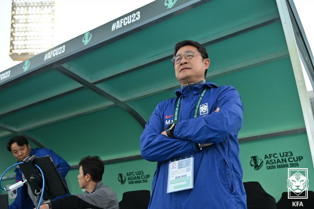 Lee Min-sung, coach of the U-23 national team. /Photo = Courtesy of the Korea Football Association