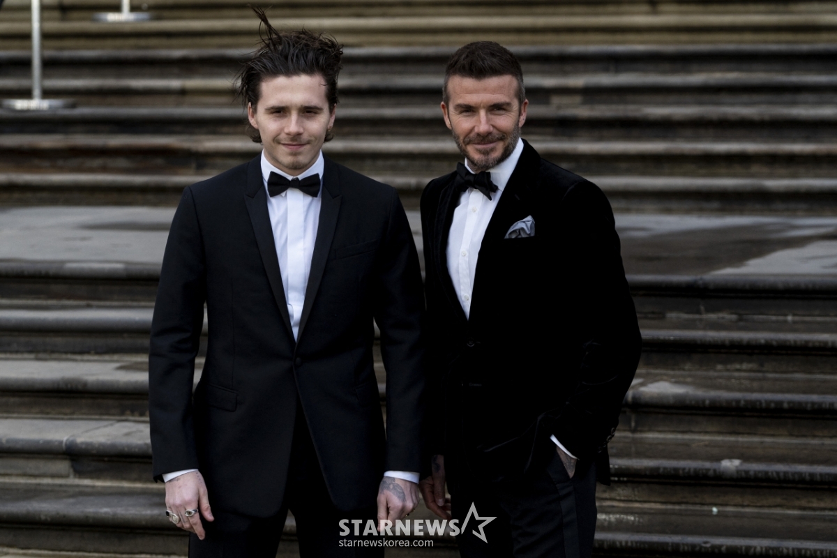 Brooklyn Beckham, David Beckham / Photo=/AFPBBNews=Star News