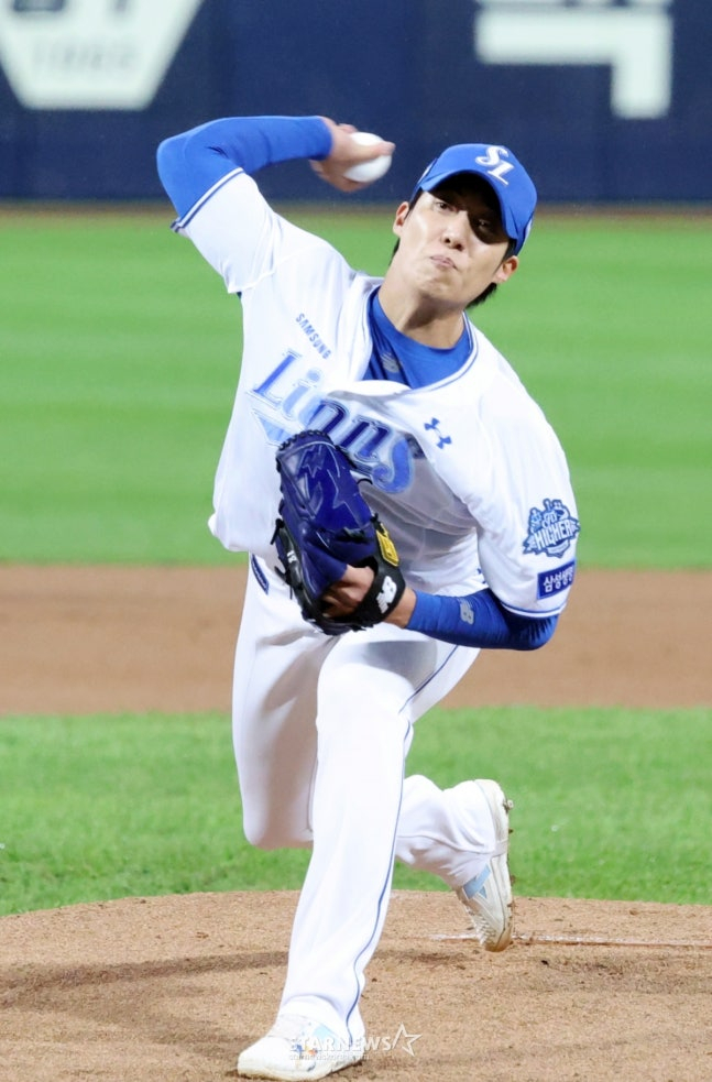 Won Tae-in played in the playoffs in October last year. /Photo = Senior Reporter Kang Young-jo