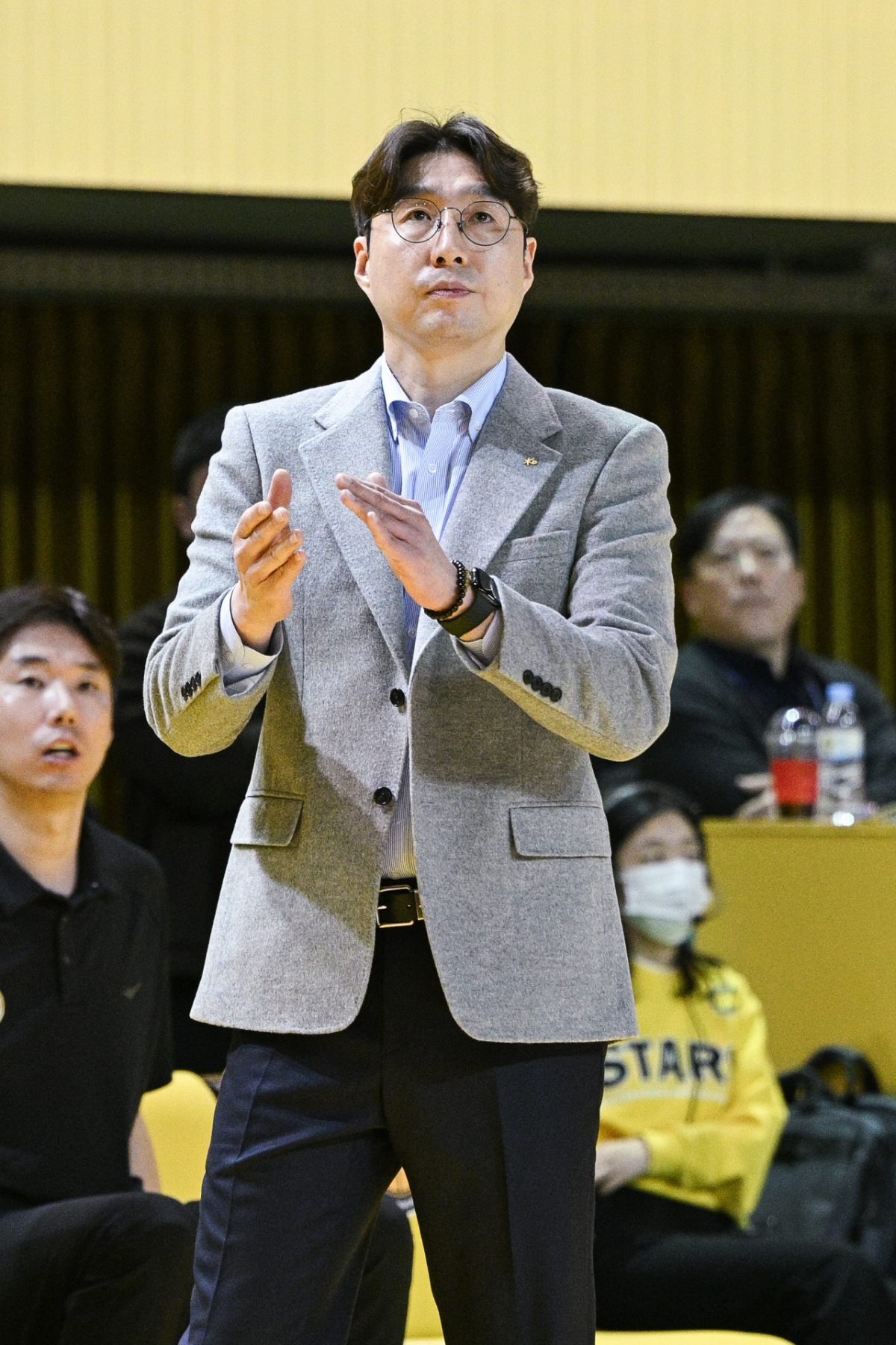 Đạo diễn Kim Wan Soo của KB Stars. /Ảnh = cung cấp WKBL
