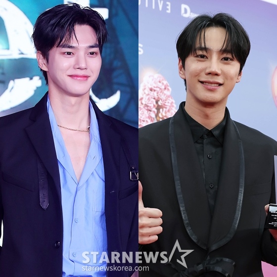 Слева направо: Сон Кан, Ли Джун Ён / Фото = Новости звезд