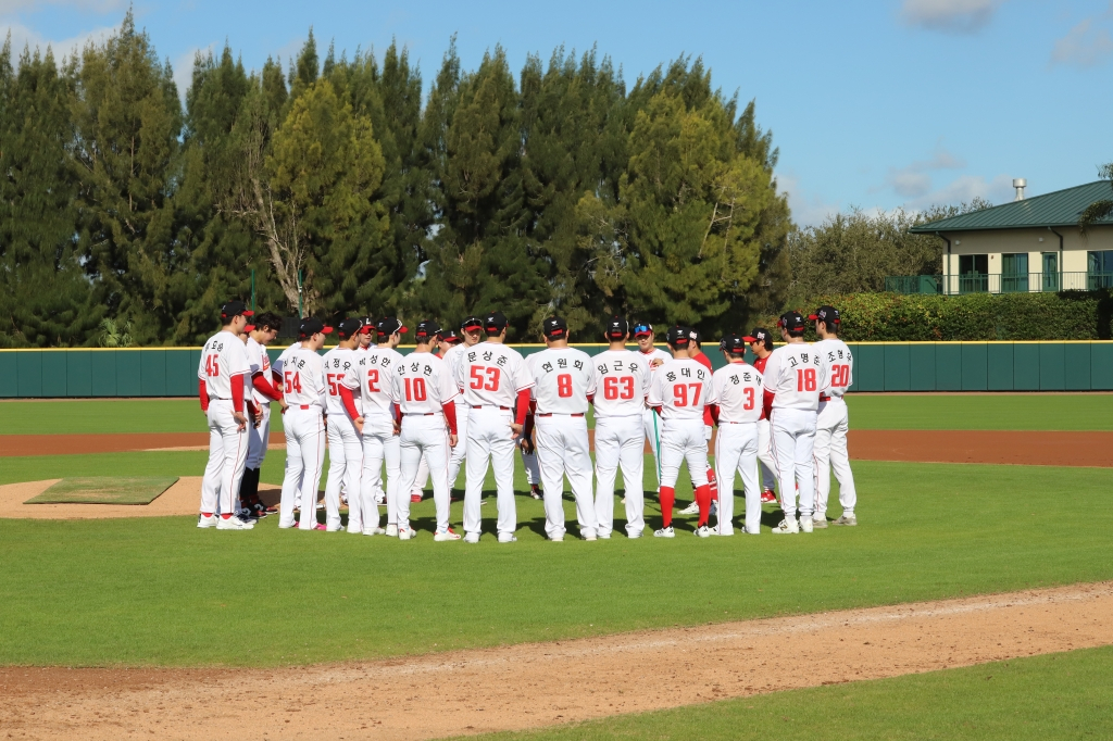 SSG Landers squad training in Florida, USA. /Photo = Courtesy of SSG Landers