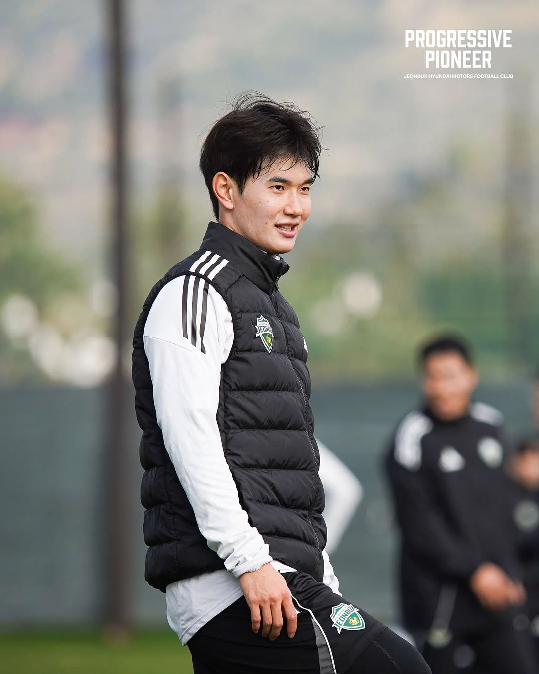 Jeonbuk Hyundai Kim Jin-kyu is in winter training. /Photo = Courtesy of Jeonbuk Hyundai