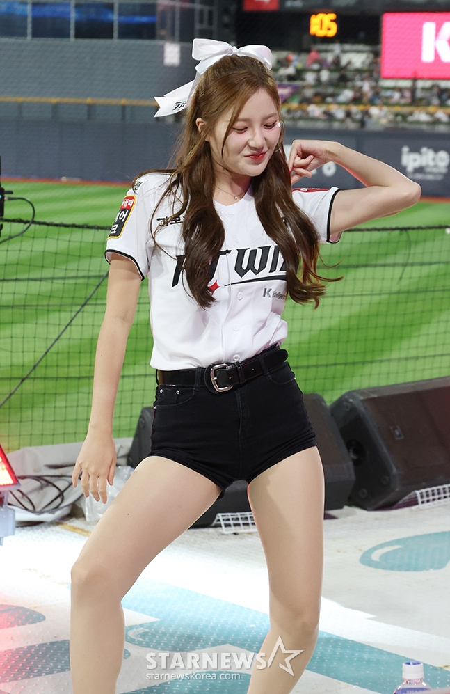 Kim Hae-ri, cheerleader. /Photo = Kim Jin-kyung on standby