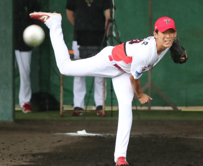 Yang Soo-ho, who moved from KIA to Hanwha as a compensation player. /Photo = Courtesy of KIA Tigers