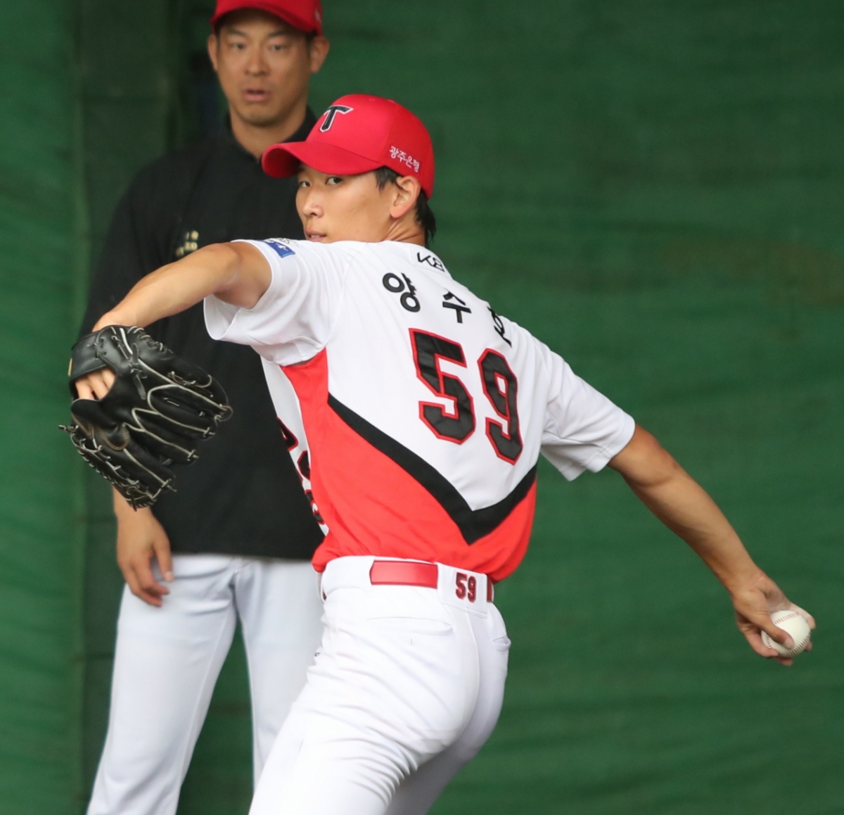 Yang Soo-ho, who played for the KIA Tigers last year. /Photo = Courtesy of KIA Tigers