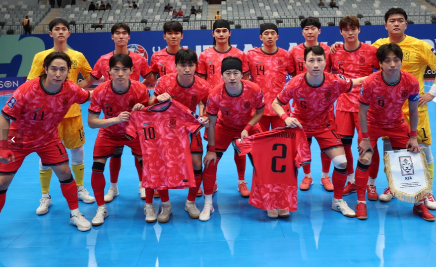 The Korean national futsal team played in Iraq in the second Group A match of the 2026 Asian Football Confederation (AFC) Futsal Asian Cup held in Jakarta, Indonesia on the 29th. /Photo = Courtesy of AFC
