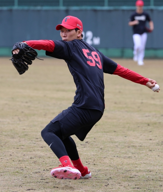 Yang Soo-ho, who played for the KIA Tigers last year. /Photo = Courtesy of KIA Tigers