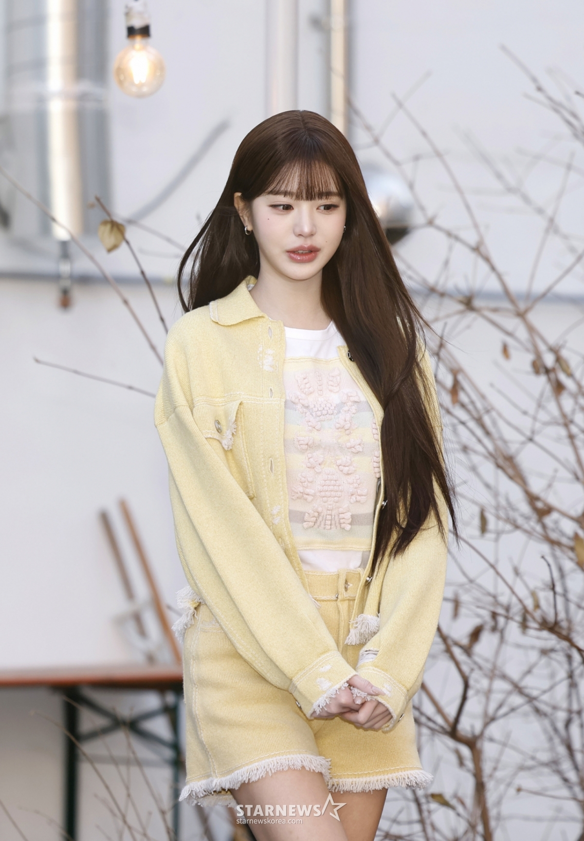 [ソウル=ニューシス]キム·ヘジン記者=グループアイブのチャン·ウォニョンが29日午前、ソウル城東区プラッツ2で開かれたバリー2026コレクションローンチング記念フォト行事でポーズを取っている。 2026.01.29.jini@newsis.com /写真=キム·ヘジン