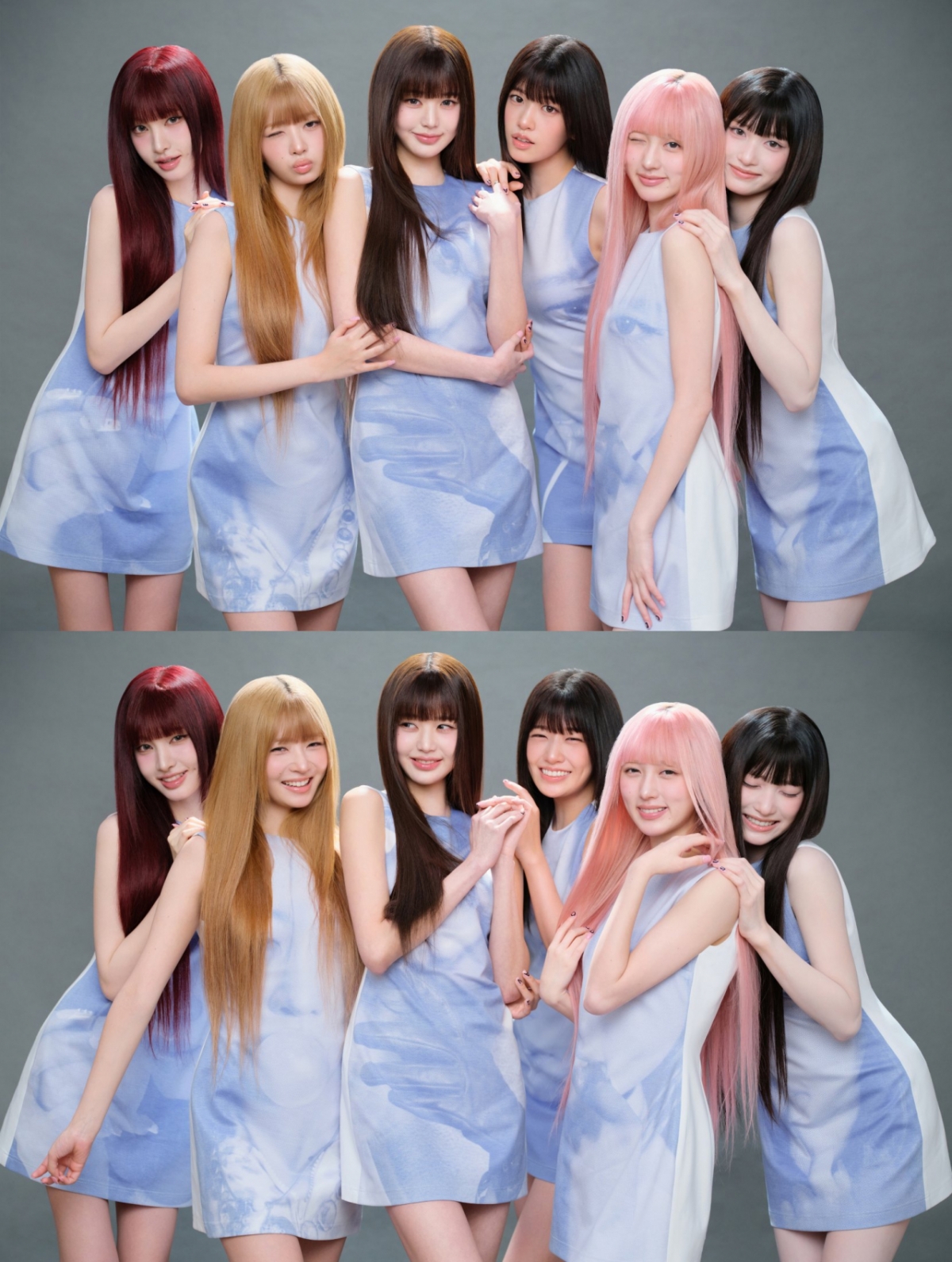 IVE's second full-length album "REVIVE+" spoiler concept photo release group photo/photo courtesy = Starship Entertainment