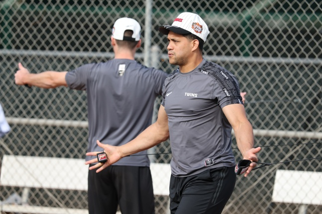 LG Yoni Chirinos gần đây đang tập luyện tại Spring Camp ở Arizona, Mỹ. /Ảnh = LG Twins cung cấp