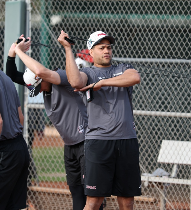 LG Yoni Chirinos gần đây đang tập luyện tại Spring Camp ở Arizona, Mỹ. /Ảnh = LG Twins cung cấp