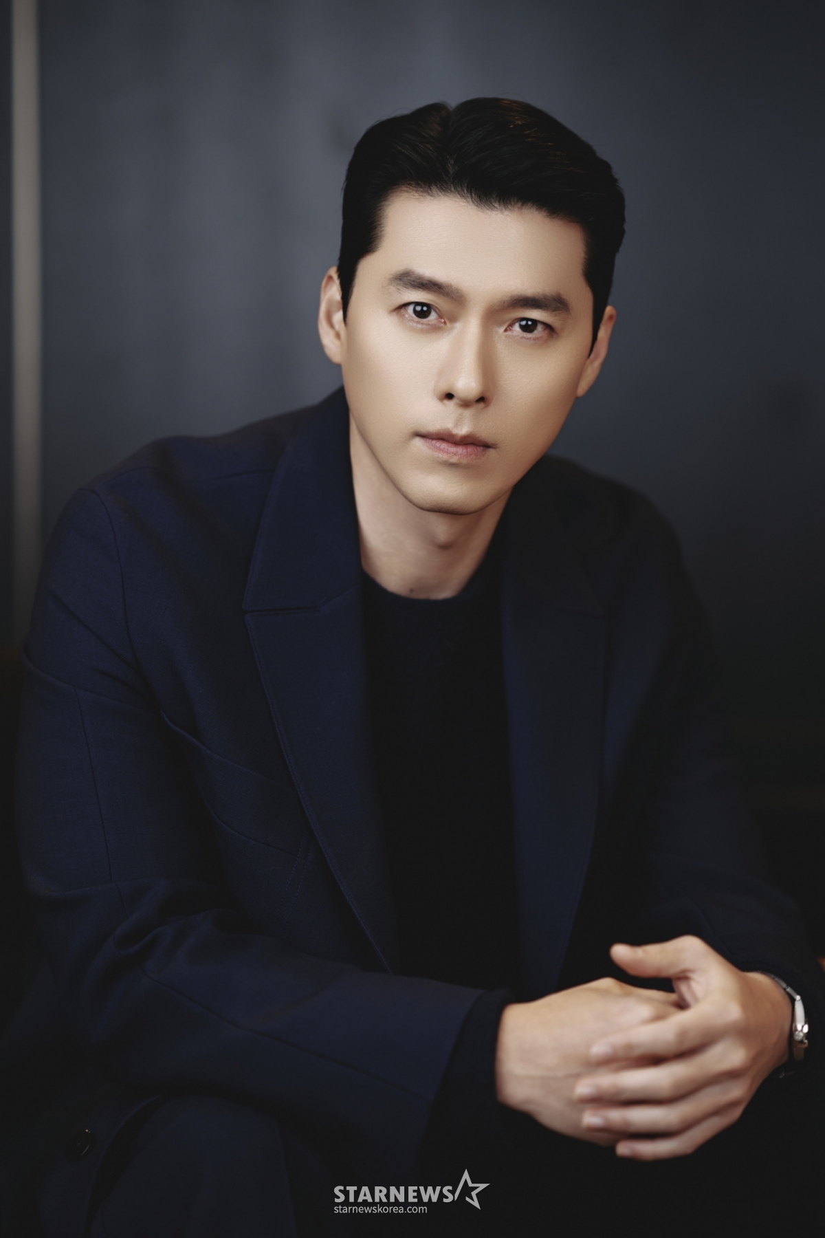 Hyun Bin, the main actor of the movie "Harbin" (director Woo Min-ho), poses for a round interview on the morning of the 19th. /Photo provided =CJENM 2024.12.19 /Photo by Lee Dong-hoon =photoguy@