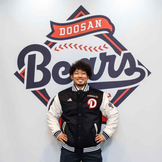 Ичиро Тамура, азиатский квартал Doosan Bears. /Фото = Предоставлено Doosan Bears.