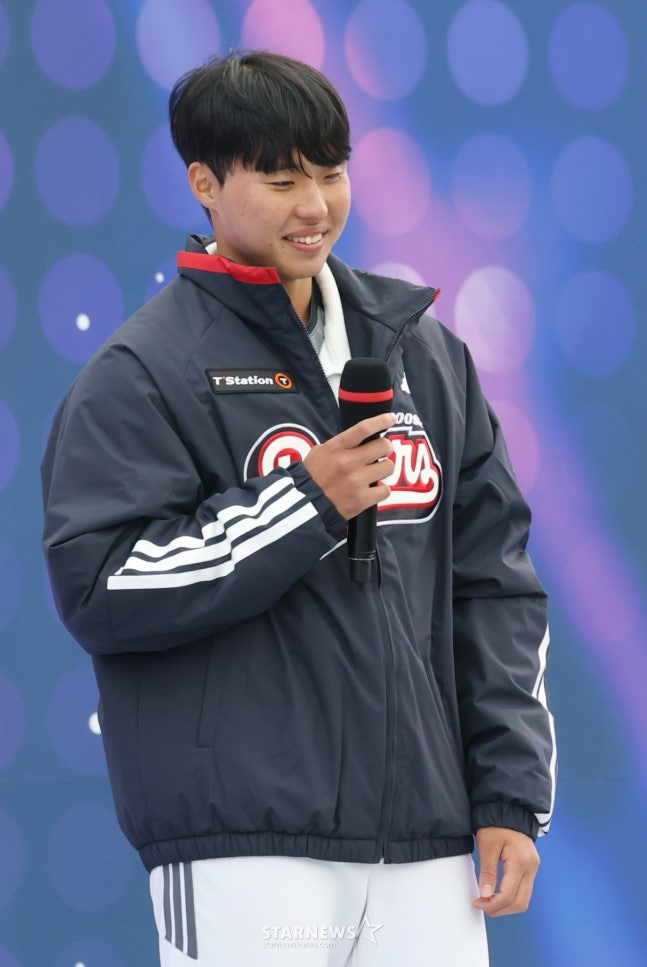 Hong Min-gyu, who played for the Doosan Bears at the time. /Photo = Kim Jin-kyung on standby