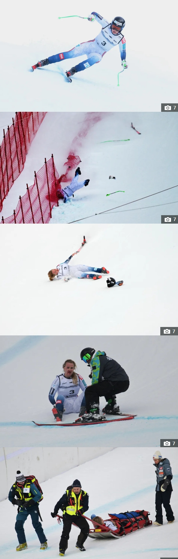 图为,马特·蒙森遭遇事故。 =照片=《太阳报》结束。