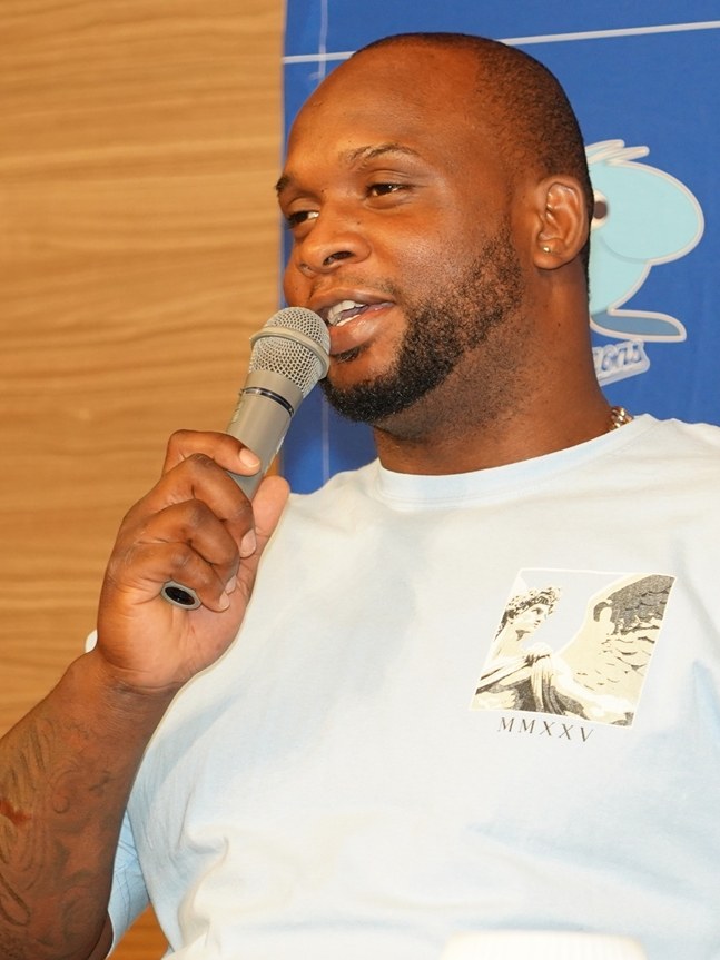 Мигель Сано на пресс-конференции. /Фото =Официальная социальная сеть Junichi Dragons