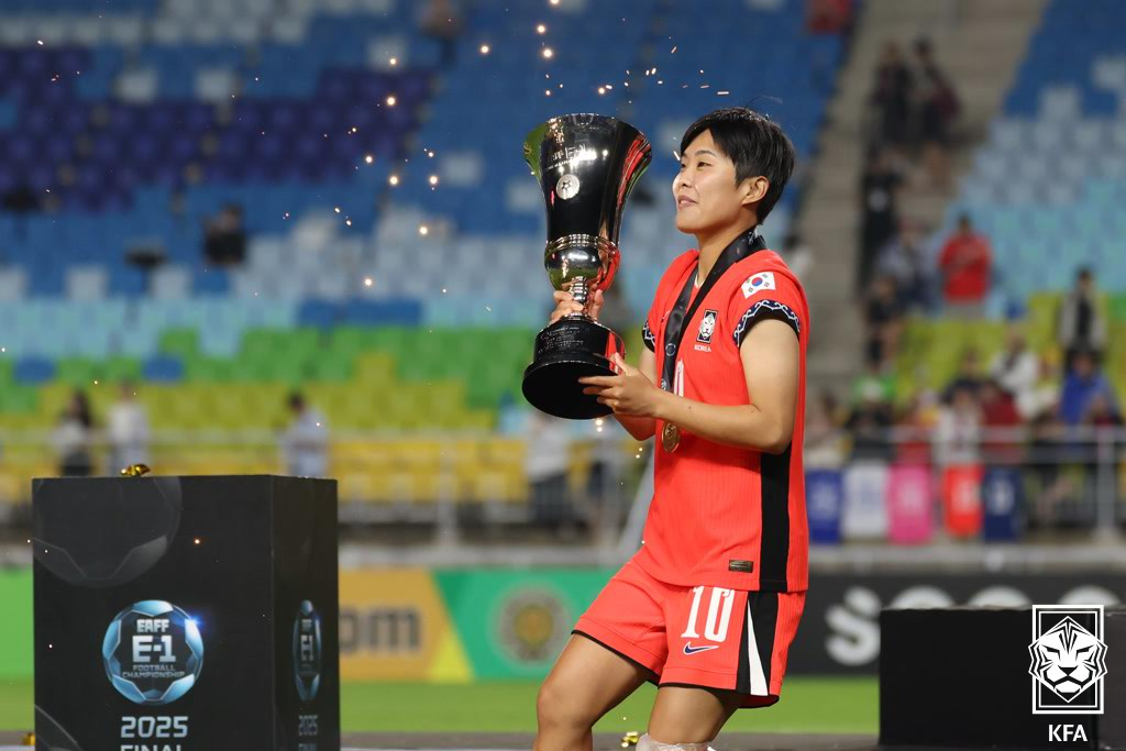 Ji So-yeon of the women's national soccer team. /Photo = Courtesy of the Korea Football Association