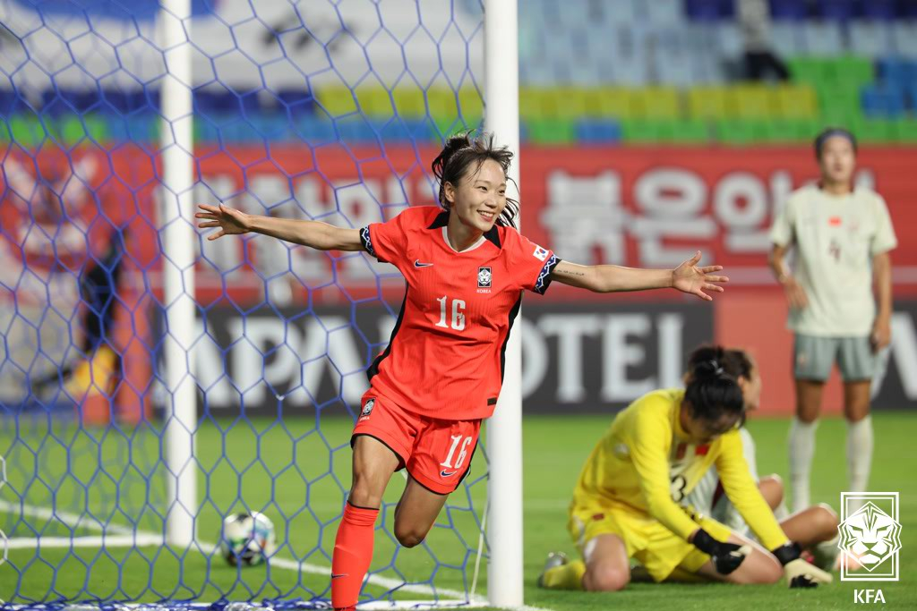 Jang Seul-ki of the women's soccer team. /Photo = Courtesy of the Korea Football Association