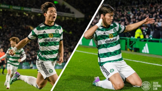 Oh Hyun-kyu scored the winning goal. /Photo = Celtic official SNS