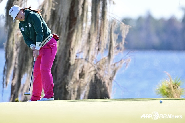 Yang Hee-young is putting. /AFPBBNews=News1