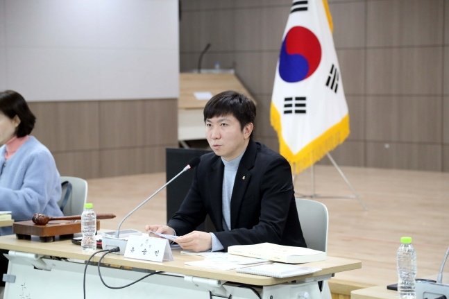 Chairman of the Korean Sports Council Yoo Seung Min attended the 12th board of directors of the Korean Sports Council. /Photo = Courtesy of the Korea Sports Council