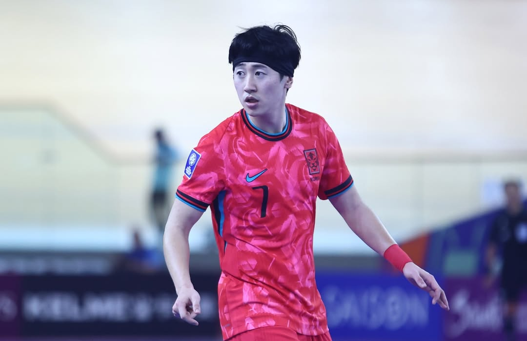 Um Si Jun, tuyển thủ futsal quốc gia Hàn Quốc. Ảnh = Cap màn hình SNS của Um Si Jun