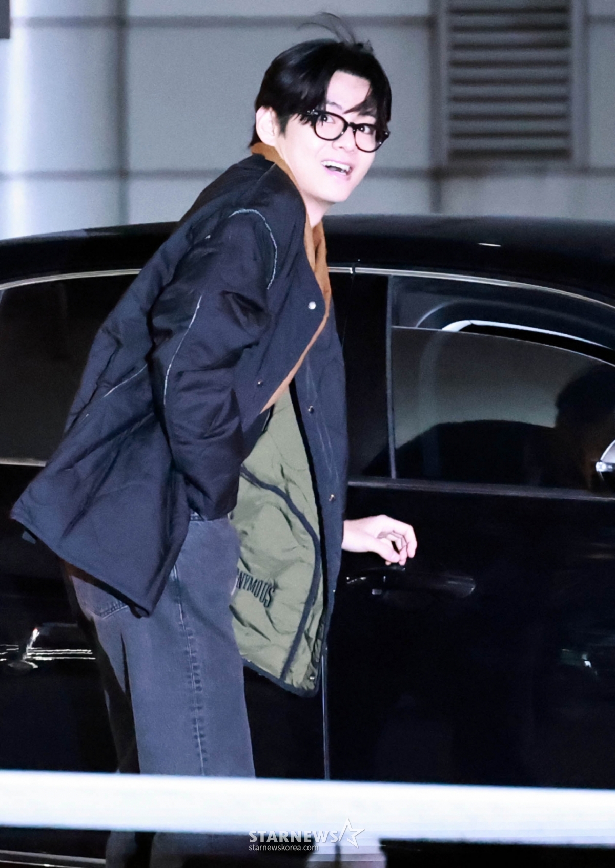 Chiều 2/5, V (BTS) đã khởi hành từ sân bay quốc tế Incheon theo lịch trình tại nước ngoài. 2026.02.02 /Ảnh = Lim Sung Kyun tjdrbs23@