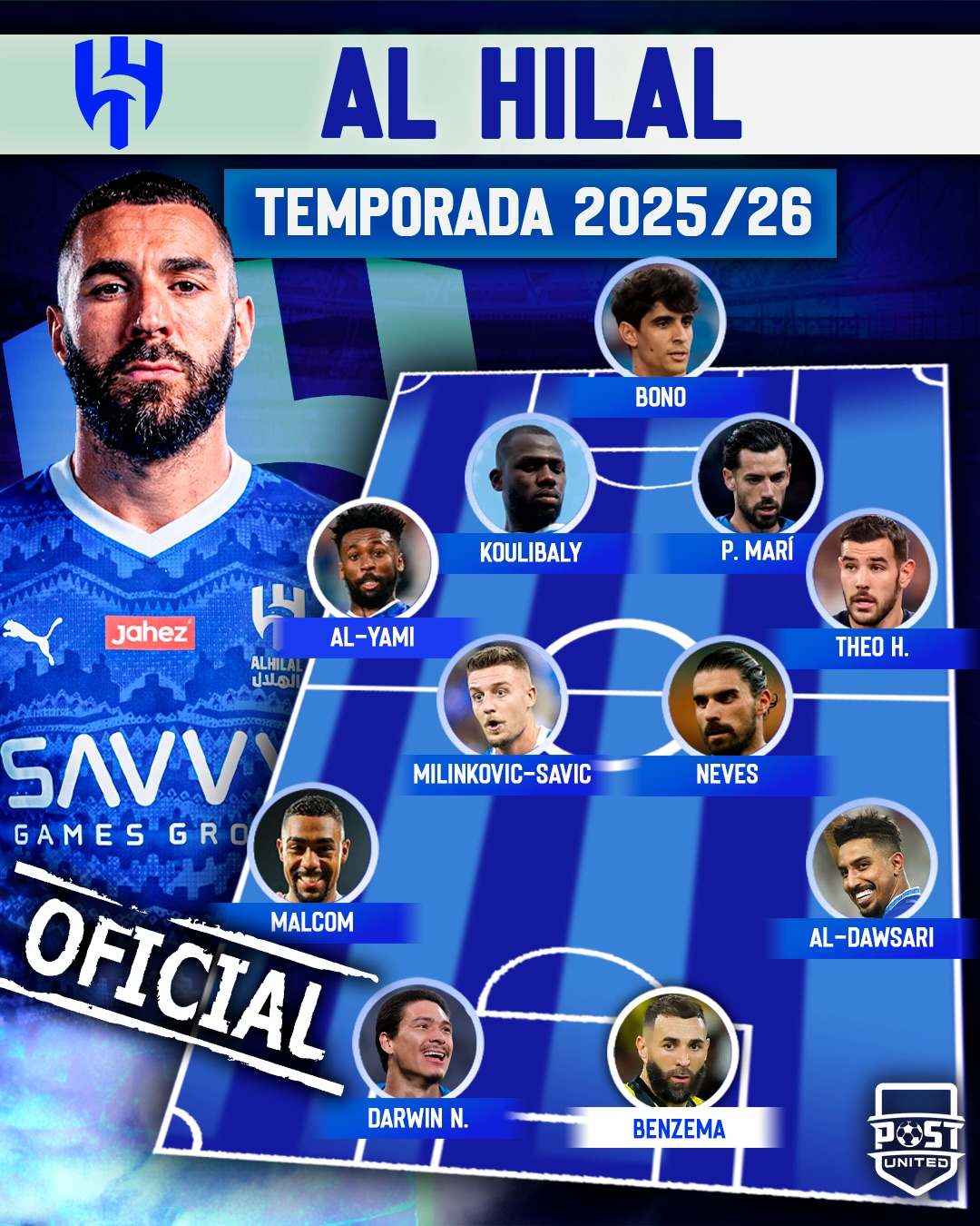 11 bức ảnh đẹp nhất dự kiến của Al-Hilal Ả Rập Xê Út kể từ khi Karim Benzema gia nhập. /Ảnh = Ảnh chụp SNS Post United