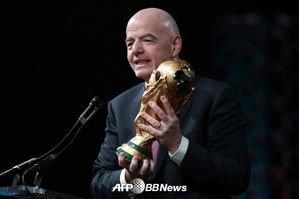 Gianni Infantino, president of FIFA. /AFPBBNews=News1